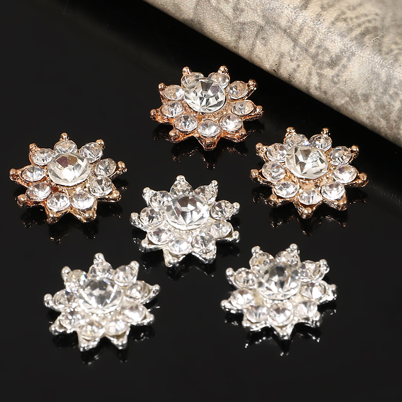 Sew On Rhinestone - Engood 100 pièces 17mm flocon de