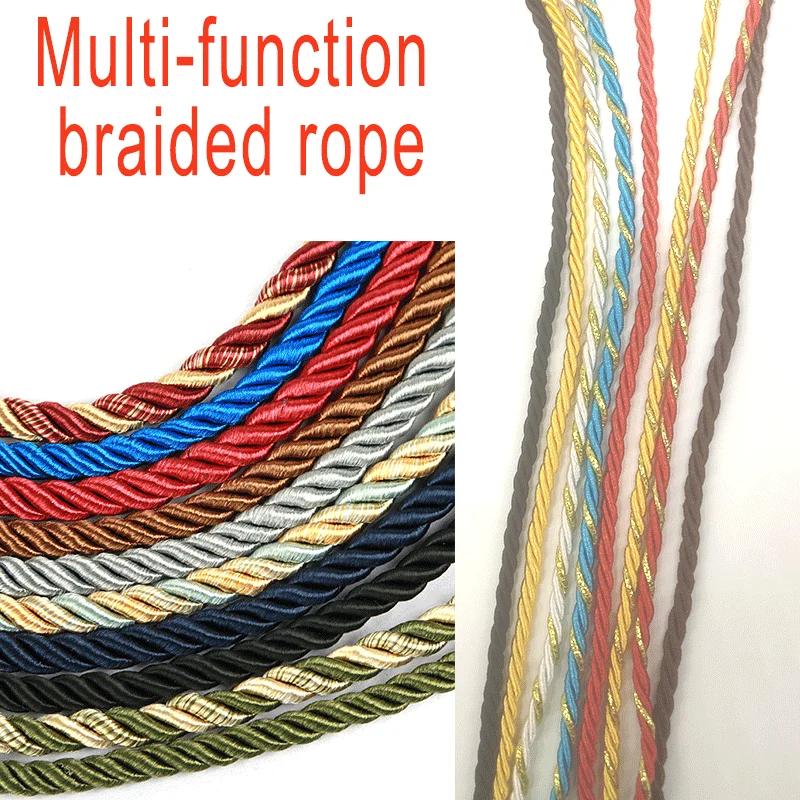 Cord Trim Twisted - Corde torsadée de 3mm 10m, garniture