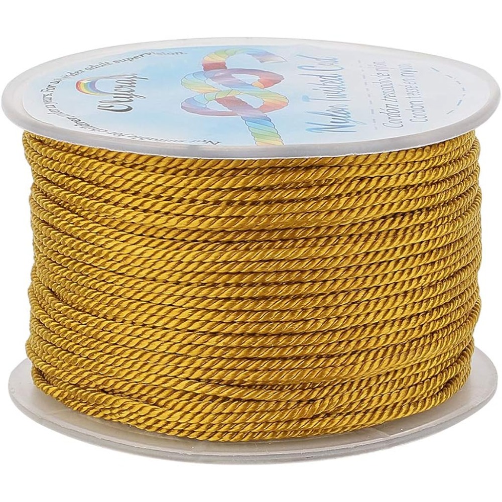 Cord Trim Twisted - Cordon en Nylon satiné torsadé de