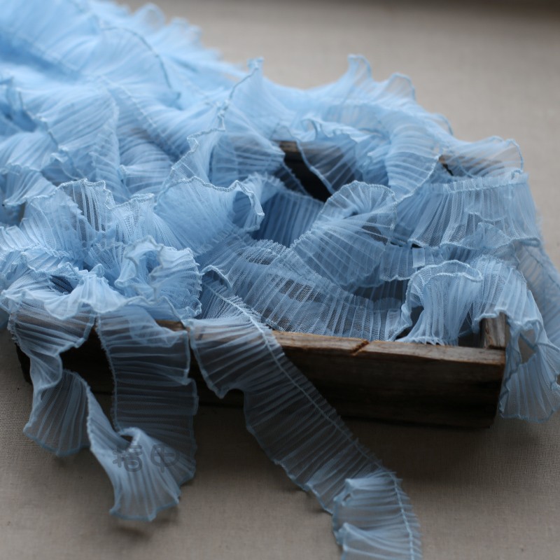Tissu en dentelle plissée en m - Fringe Ribbon Sewing avis et prix