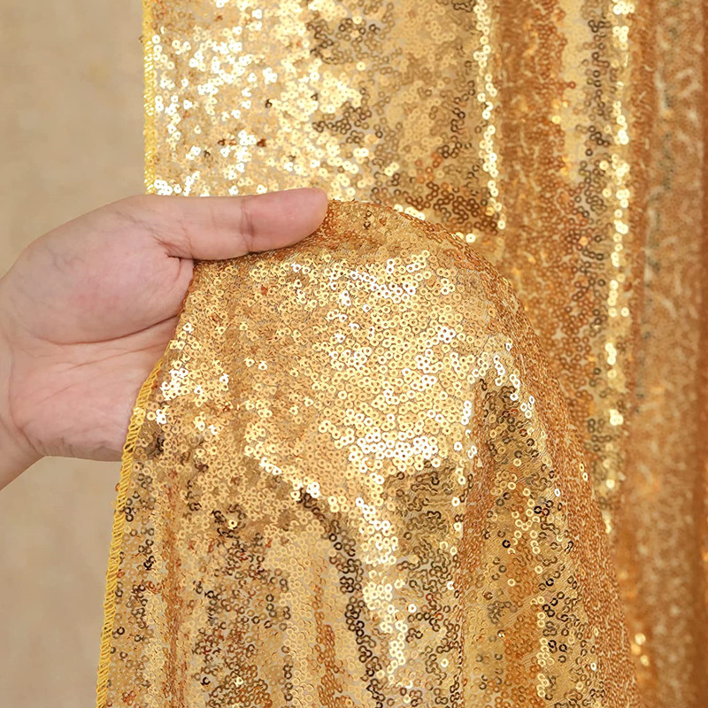 Rideaux d'arrière-plan à paill - Sequin Fabric Panel avis et prix