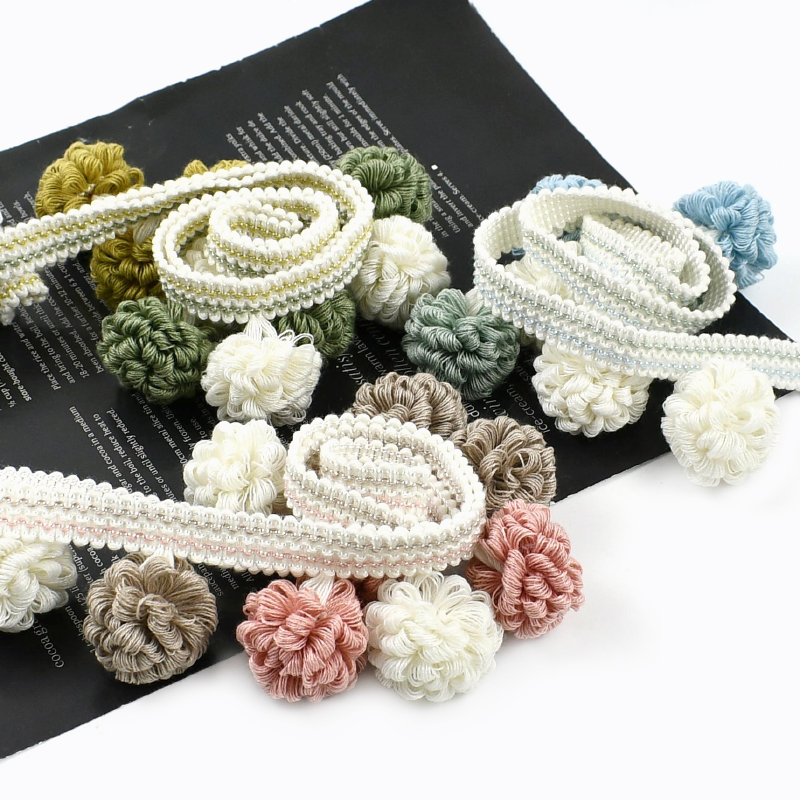 Ruban à franges et pompons col - Fringe Ribbon Sewing avis et prix